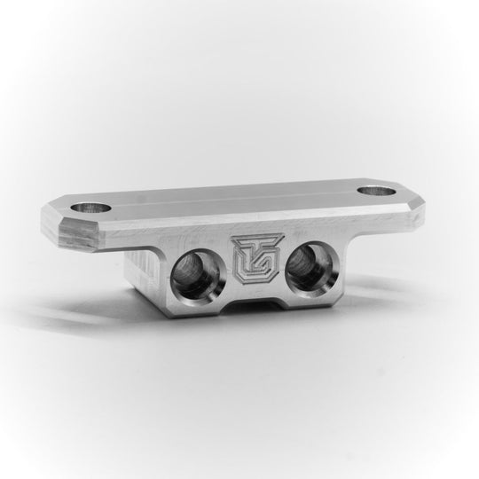 Billet aluminum Rotopax mount adapter for extrusion roof rack cross bars. - Premium Truck Accessory by Xtreme Canopies