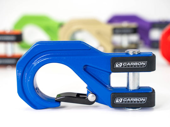 Carbon Offroad Mega Pro Winch Hook - Premium Hooks, Thimbles & Accessories by Xtreme Canopies