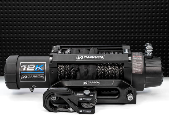 Carbon 12K - 12000lb Winch V3 - Premium 4x4 Winches by Xtreme Canopies