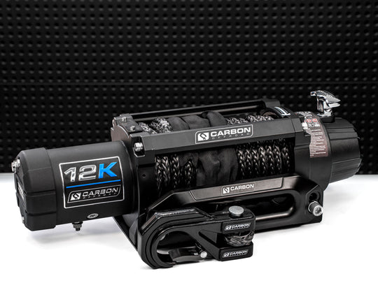 Carbon 12K - 12000lb Winch V3 - Premium 4x4 Winches by Xtreme Canopies