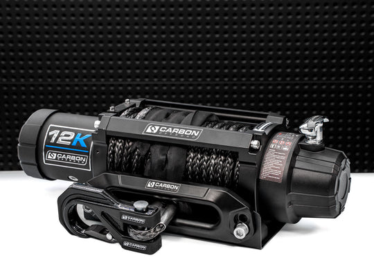 Carbon 12K - 12000lb Winch V3 - Premium 4x4 Winches by Xtreme Canopies