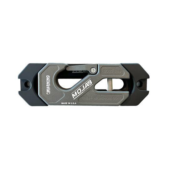 Side By Side / UTV Aluminum Recessed Winch Shackle with Fairlead Kit, closed latch (LIFE TIME WARRANTY*) - Premium Winch Shackle by Xtreme Canopies