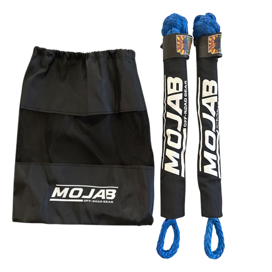 Soft Shackle 1/2'' x 22'' with sleeve and bag (Set of 2 Shackles) (Lifetime Warranty) - Premium Soft Shackle by Xtreme Canopies