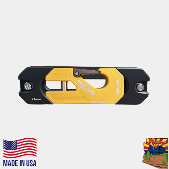 Aluminum Recessed Winch Shackle with Fairlead Kit, closed latch (LIFE TIME WARRANTY*) - Premium Winch Shackle by Xtreme Canopies