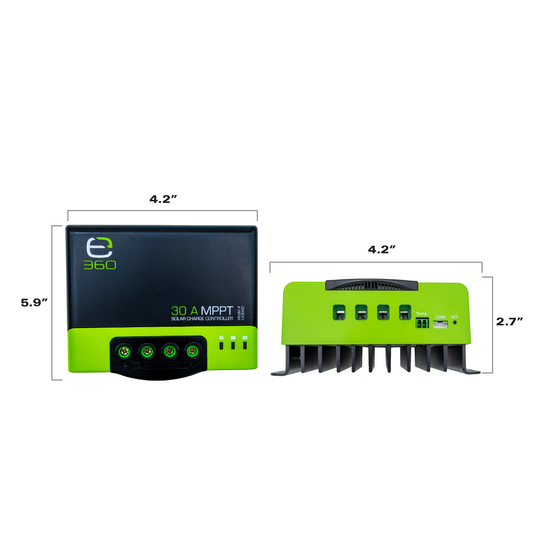 E360 MPPT Solar Charge Controller 30A with Bluetooth - Premium Solar Charge Controllers by Xtreme Canopies