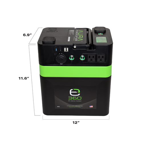 95Ah AURA Powercap 600W Inverter Power System - Premium Truck Accessory by Xtreme Canopies