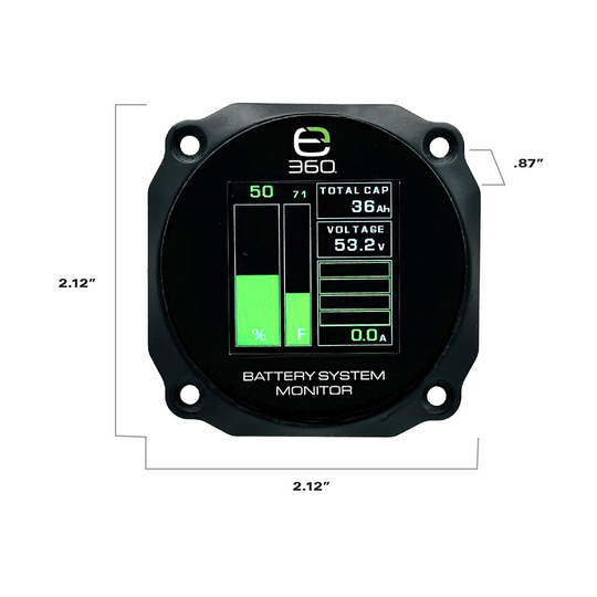 E360 GC2 Battery Monitor Kit - Premium Battery Monitors by Xtreme Canopies