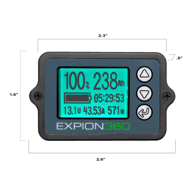 E360 12V Battery Monitor Kit - Premium Battery Monitors by Xtreme Canopies