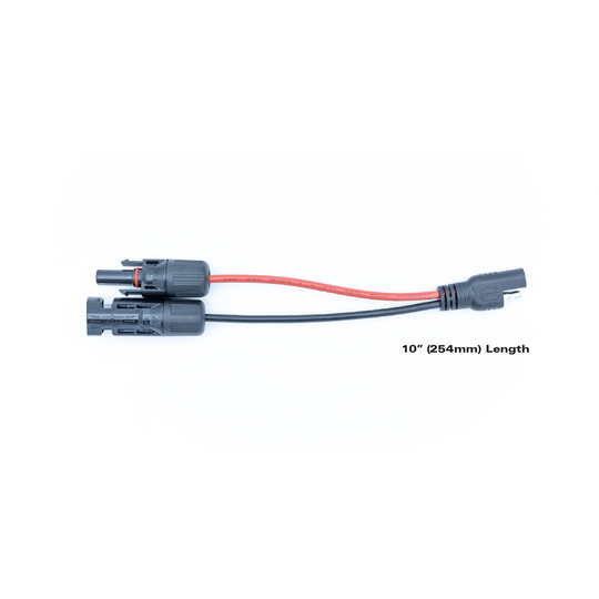 E360 MC4 to SAE Adapter 10” - Premium Solar Accessories by Xtreme Canopies