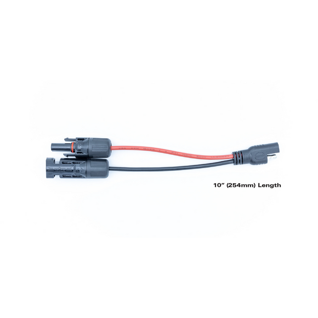 E360 MC4 to SAE Adapter 10” - Premium Solar Accessories by Xtreme Canopies