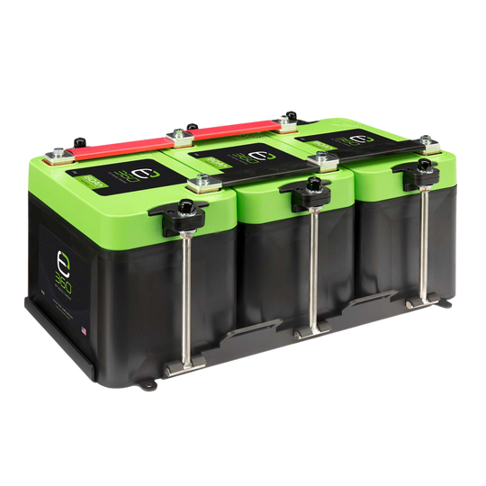 Triple Mounting Kit for Group 24 Batteries - Premium Battery Mounting Systems by Xtreme Canopies