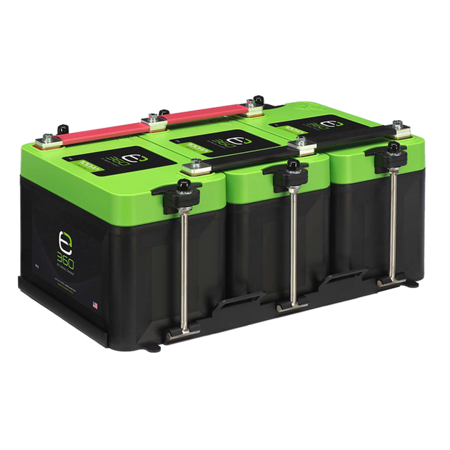 Triple Mounting Kit for Group 27 Batteries - Premium Battery Mounting Systems by Xtreme Canopies