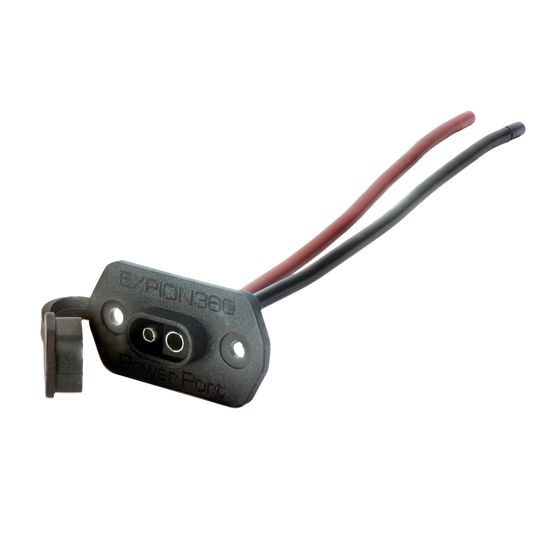 E360 SAE Single Port with Protective Cap - Premium Solar Accessories by Xtreme Canopies
