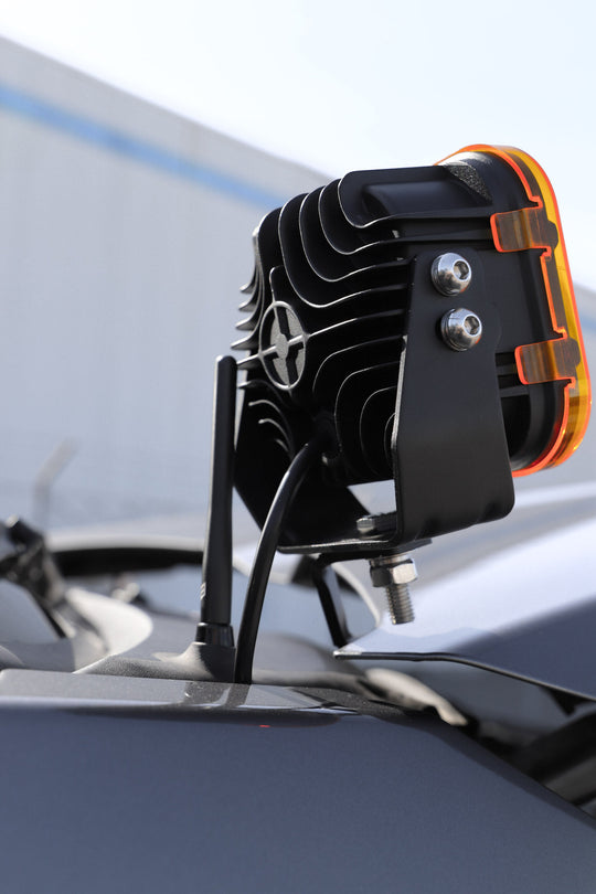 2017+ F250/F350 100% Bolt On Hood Mounted Pillar Brackets - Premium Truck Accessory by Xtreme Canopies