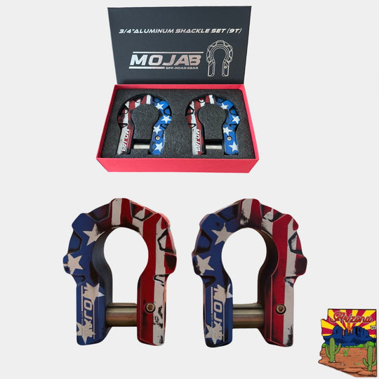 3/4'' Extreme duty Aluminum D-Shackle set (9T) (LIFETIME WARRANTY*) - Premium Shackle by Xtreme Canopies
