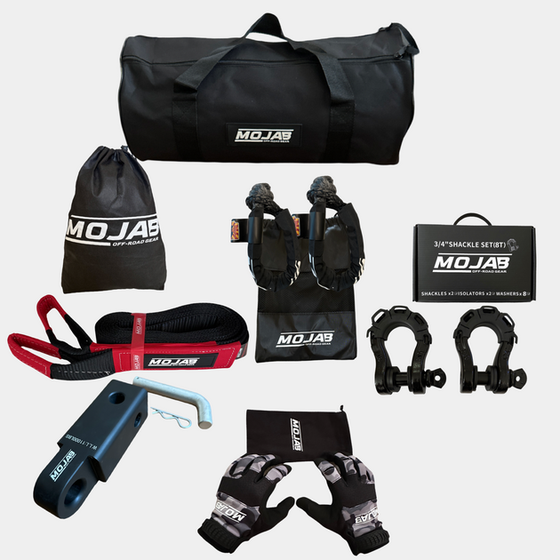 Deluxe Recovery Kit (8 items +3 Storage bags + 1 Velcro Tape) *Lifetime Warranty - Premium Truck Accessory by Xtreme Canopies