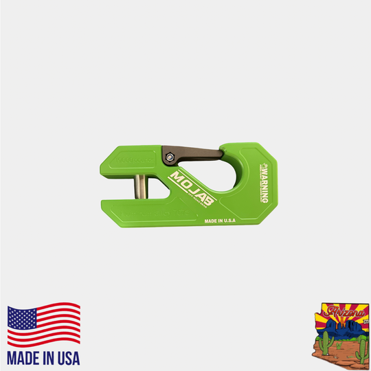 Aluminum winch shackle, closed latch (LIFE TIME WARRANTY*) - Premium Truck Accessory by Xtreme Canopies