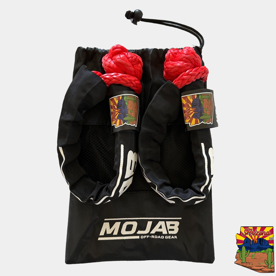 Soft Shackle 3/8'' x 22” with sleeve and bag (Set of 2 Shackles) (Lifetime Warranty) - Premium Soft Shackle by Xtreme Canopies