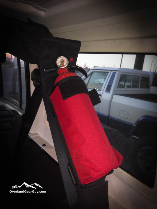 Jeep Fire Extinguisher Pouch Roll Bar - Premium Vehicle by Xtreme Canopies