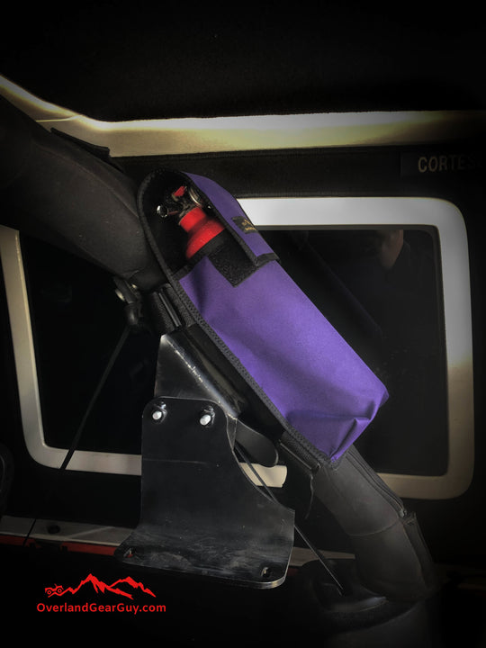 Jeep Fire Extinguisher Pouch Roll Bar - Premium Vehicle by Xtreme Canopies