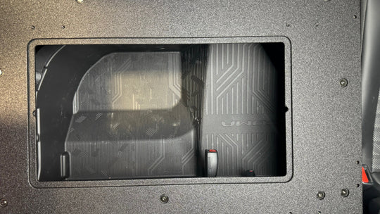 Toyota Tacoma - 2024-Present - 4th Gen - Non-Hybrid - Double Cab - Explore Series - Seat Delete Plate System - Second Row - Premium Seat Delete Plate System by Xtreme Canopies