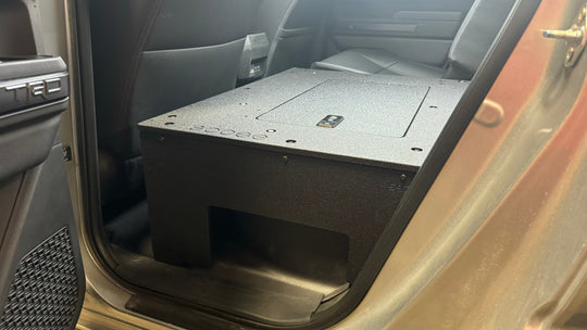 Toyota Tacoma - 2024-Present - 4th Gen - Non-Hybrid - Double Cab - Explore Series - Seat Delete Plate System - Second Row - Premium Seat Delete Plate System by Xtreme Canopies