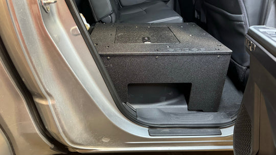 Toyota Tacoma - 2024-Present - 4th Gen - Non-Hybrid - Double Cab - Explore Series - Seat Delete Plate System - Second Row - Premium Seat Delete Plate System by Xtreme Canopies