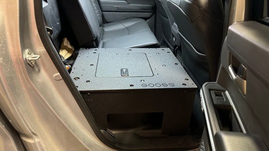 Toyota Tacoma - 2024-Present - 4th Gen - Non-Hybrid - Double Cab - Explore Series - Seat Delete Plate System - Second Row - Premium Seat Delete Plate System by Xtreme Canopies