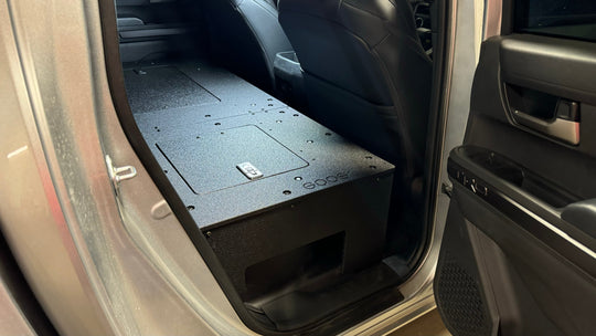 Toyota Tacoma - 2024-Present - 4th Gen - Non-Hybrid - Double Cab - Explore Series - Seat Delete Plate System - Second Row - Premium Seat Delete Plate System by Xtreme Canopies