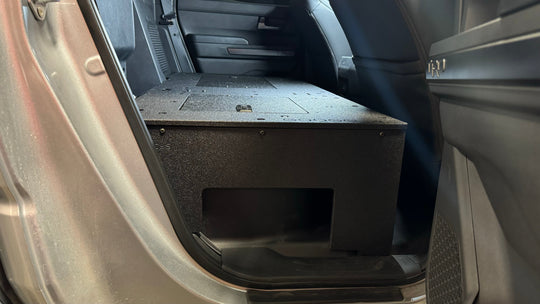 Toyota Tacoma - 2024-Present - 4th Gen - Non-Hybrid - Double Cab - Explore Series - Seat Delete Plate System - Second Row - Premium Seat Delete Plate System by Xtreme Canopies