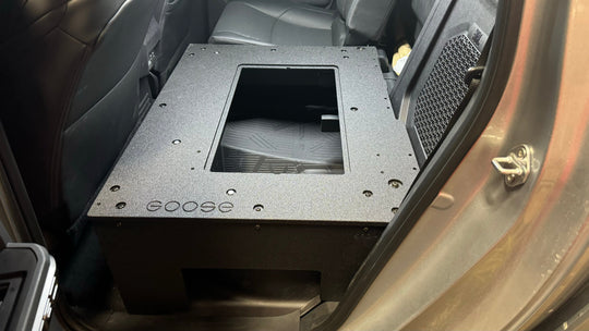 Toyota Tacoma - 2024-Present - 4th Gen - Non-Hybrid - Double Cab - Explore Series - Seat Delete Plate System - Second Row - Premium Seat Delete Plate System by Xtreme Canopies