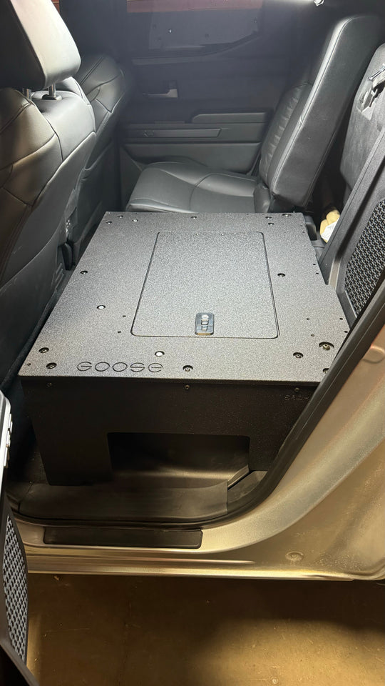 Toyota Tacoma - 2024-Present - 4th Gen - Non-Hybrid - Double Cab - Explore Series - Seat Delete Plate System - Second Row - Premium Seat Delete Plate System by Xtreme Canopies