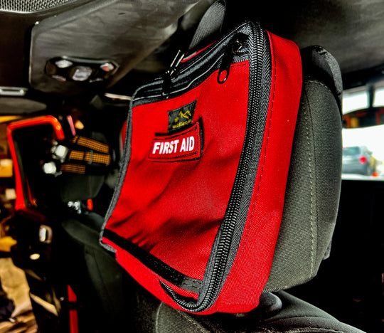 First Aid Kit Headrest Pouch - IFAK - Premium Pouches by Xtreme Canopies