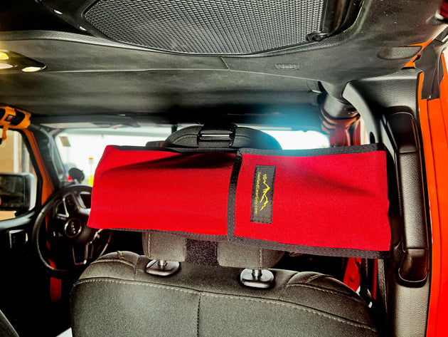 Fire Extinguisher Headrest Pouch - Premium Vehicle by Xtreme Canopies