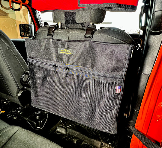 Road Atlas, Laptop/Tablet Seatback Pouch - Premium Truck Accessory by Xtreme Canopies
