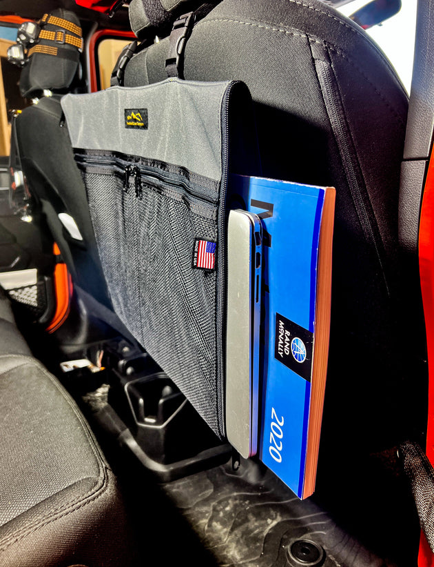Road Atlas, Laptop/Tablet Seatback Pouch - Premium Truck Accessory by Xtreme Canopies