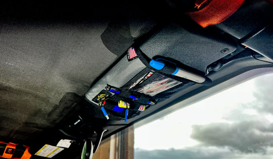 Jeep Gladiator MOLLE Visor Organizer - Tacoma Visor - Premium Vehicle by Xtreme Canopies