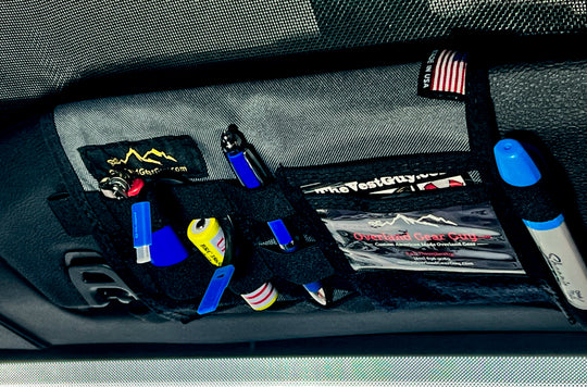 Jeep Gladiator MOLLE Visor Organizer - Tacoma Visor - Premium Vehicle by Xtreme Canopies