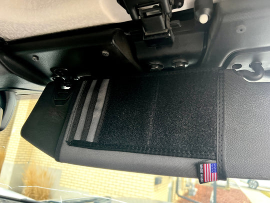Jeep Gladiator MOLLE Visor Organizer - Tacoma Visor - Premium Vehicle by Xtreme Canopies