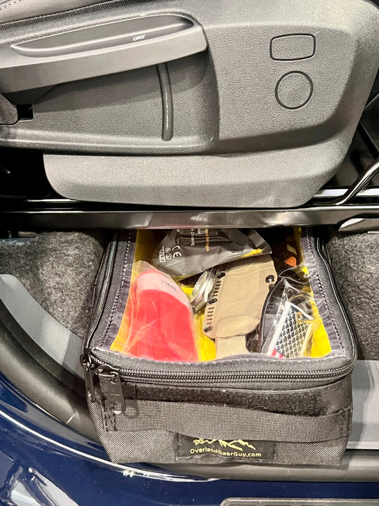 INEOS Grenadier Under Seat Storage Bag CLEAR TOP - Premium Pouches by Xtreme Canopies