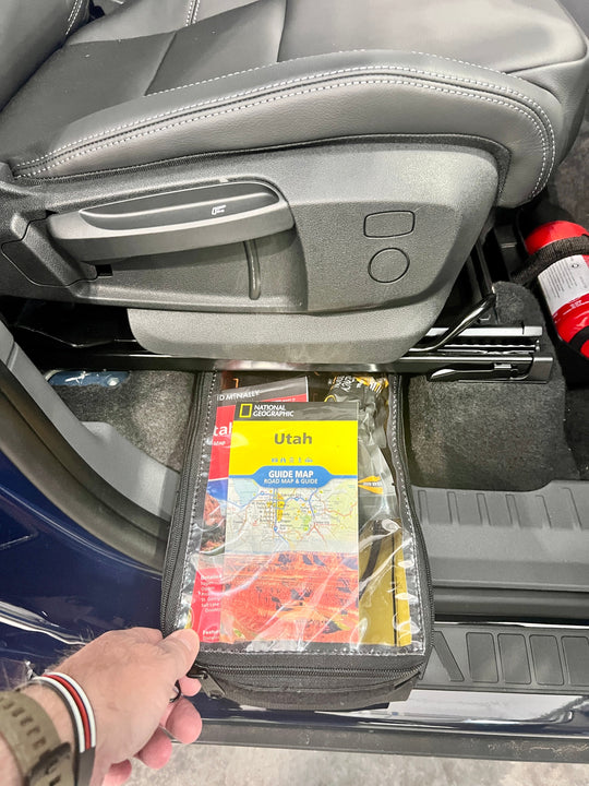INEOS Grenadier Under Seat Storage Bag CLEAR TOP - Premium Pouches by Xtreme Canopies