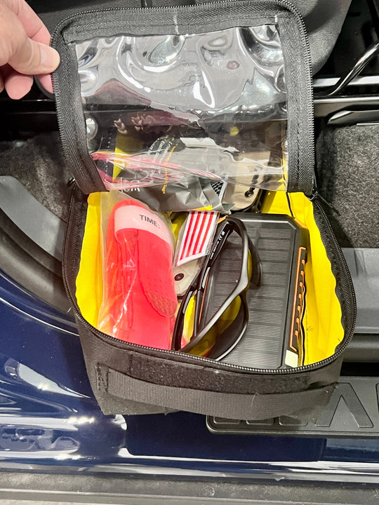 INEOS Grenadier Under Seat Storage Bag CLEAR TOP - Premium Pouches by Xtreme Canopies