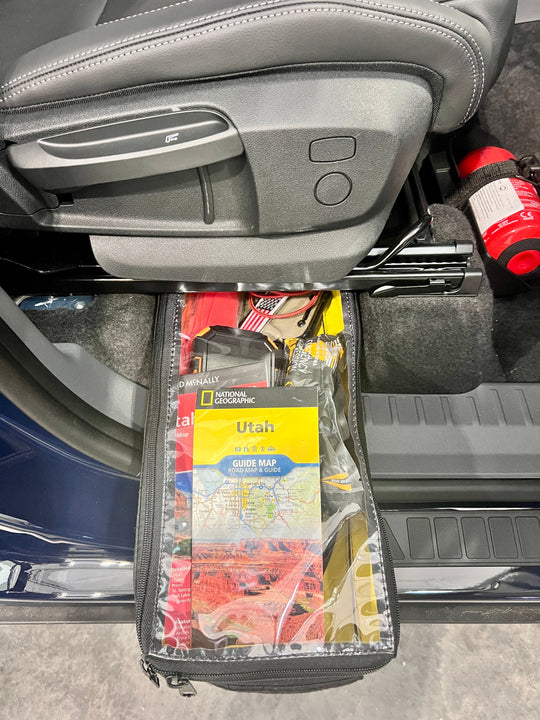 INEOS Grenadier Under Seat Storage Bag CLEAR TOP - Premium Pouches by Xtreme Canopies