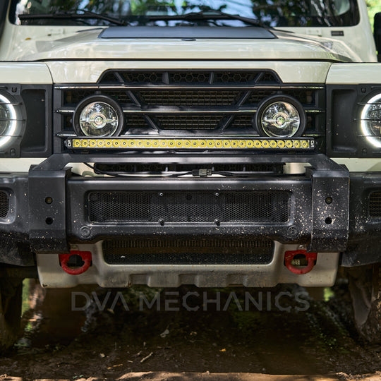 INEOS Grenadier: Front Bumper 32" LED Light Bar - Premium Truck Accessory by Xtreme Canopies