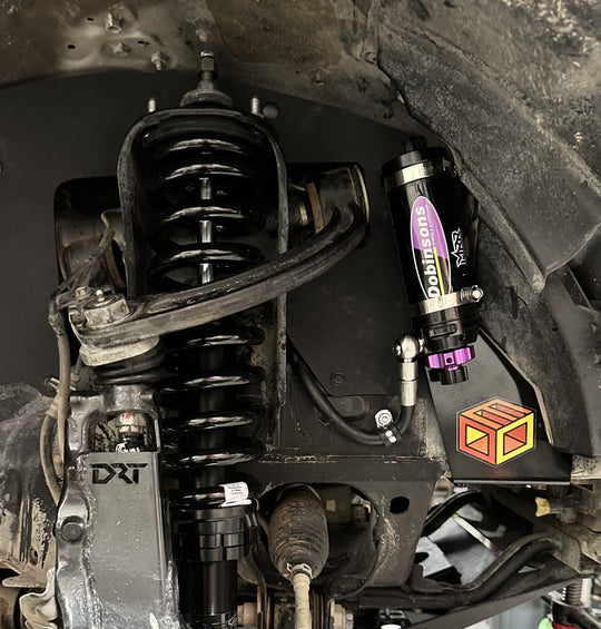 OEO Front Reservior Mounts for Dobinsons MRR - 4Runner/FJ Cruiser/Tacoma/GX470 - Premium Truck Accessory by Xtreme Canopies