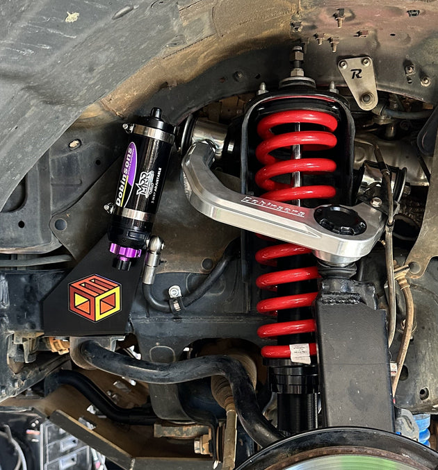 OEO Front Reservior Mounts for Dobinsons MRR - 4Runner/FJ Cruiser/Tacoma/GX470 - Premium Truck Accessory by Xtreme Canopies