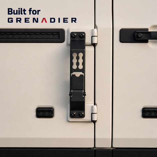 INEOS Grenadier: Side Steps (Set of 2) - BLACK or RED - Premium Truck Accessory by Xtreme Canopies