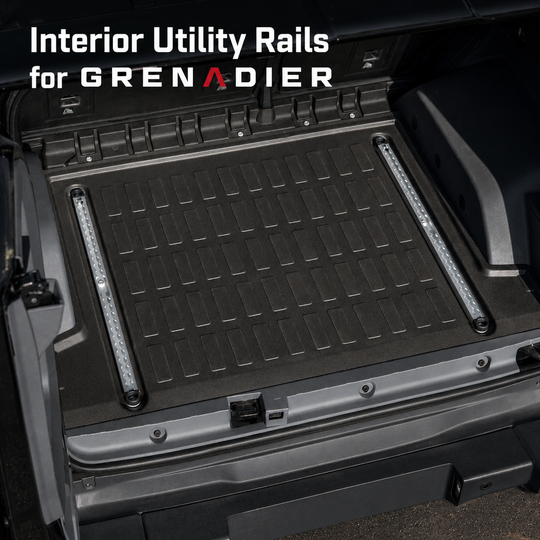 INEOS Grenadier: Interior Utility Rails - Premium Truck Accessory by Xtreme Canopies