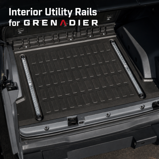 INEOS Grenadier: Interior Utility Rails - Premium Truck Accessory by Xtreme Canopies