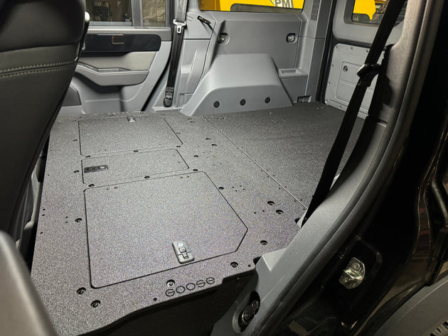Ineos - Grenadier - 2024-Present - 1st Gen - Explore Series - Second Row Seat Delete Plate System - Premium Seat Delete Plate System by Xtreme Canopies
